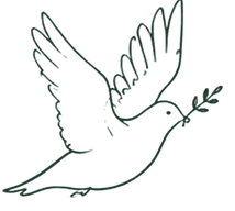 Hand-drawn dove